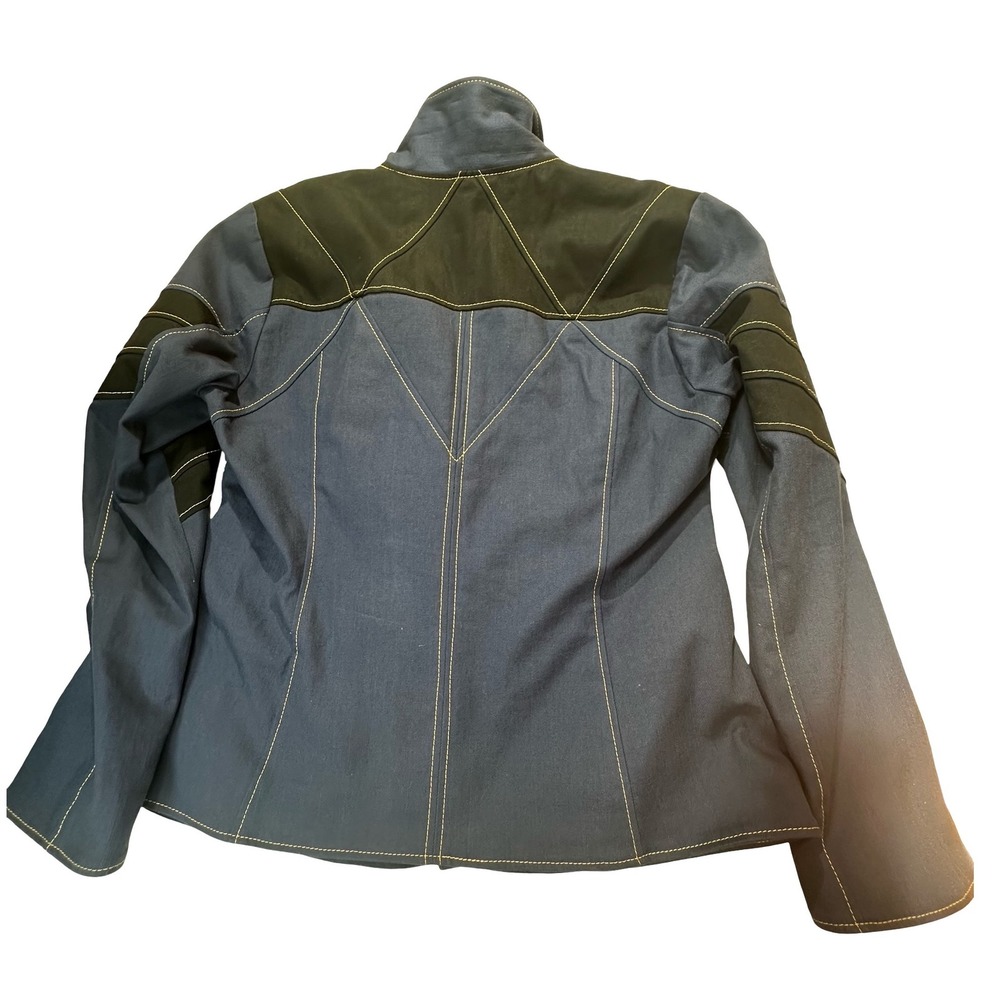 Volante Design "Hacker" Moto Jacket Blue Canvas - Size 41W (L/XL) - Picture 7 of 16